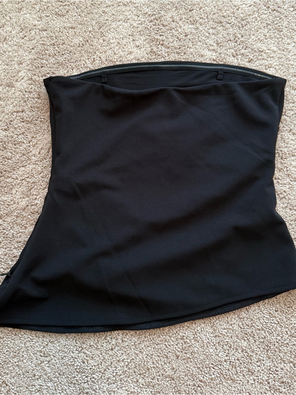 Petal & Pup Black Asymmetrical Top - Picture 2 of 10